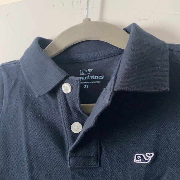Vineyard vines navy 3T polo - Picture 3 of 3